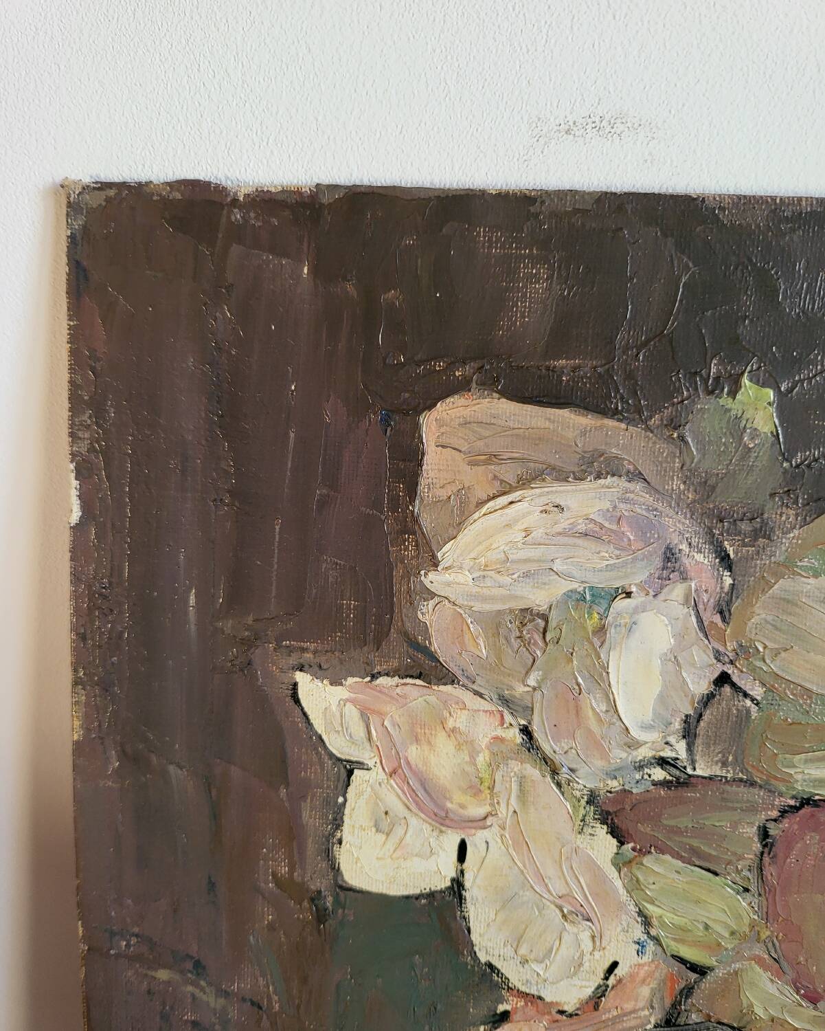 Oil on panel, germaine luquet, bouquet of flowers