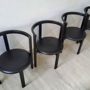 Vintage Niels Jorgen Haugesen String chairs for Tranekaer, Denmark 1980s
