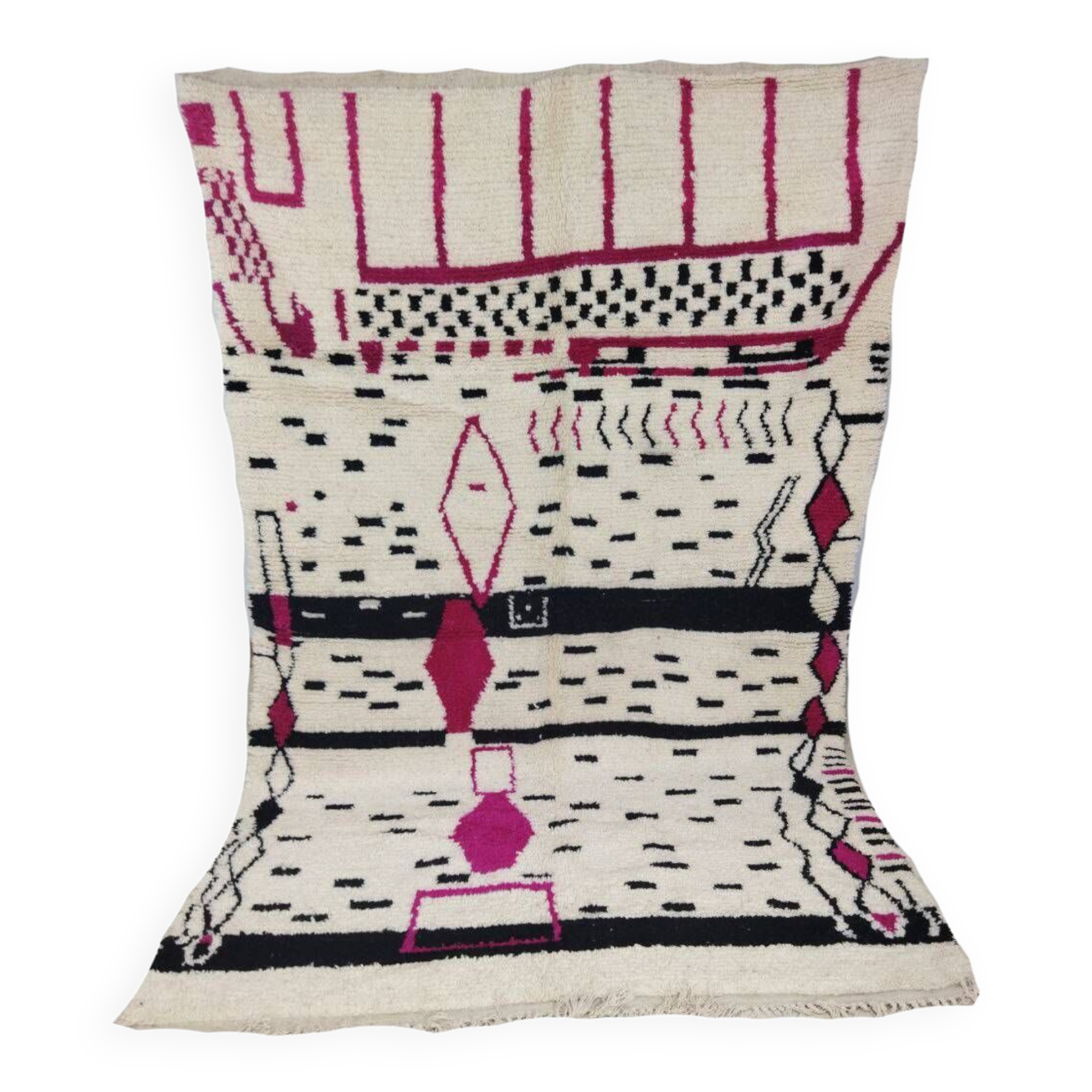 Handmade Moroccan Berber rug 284 x 176 CM