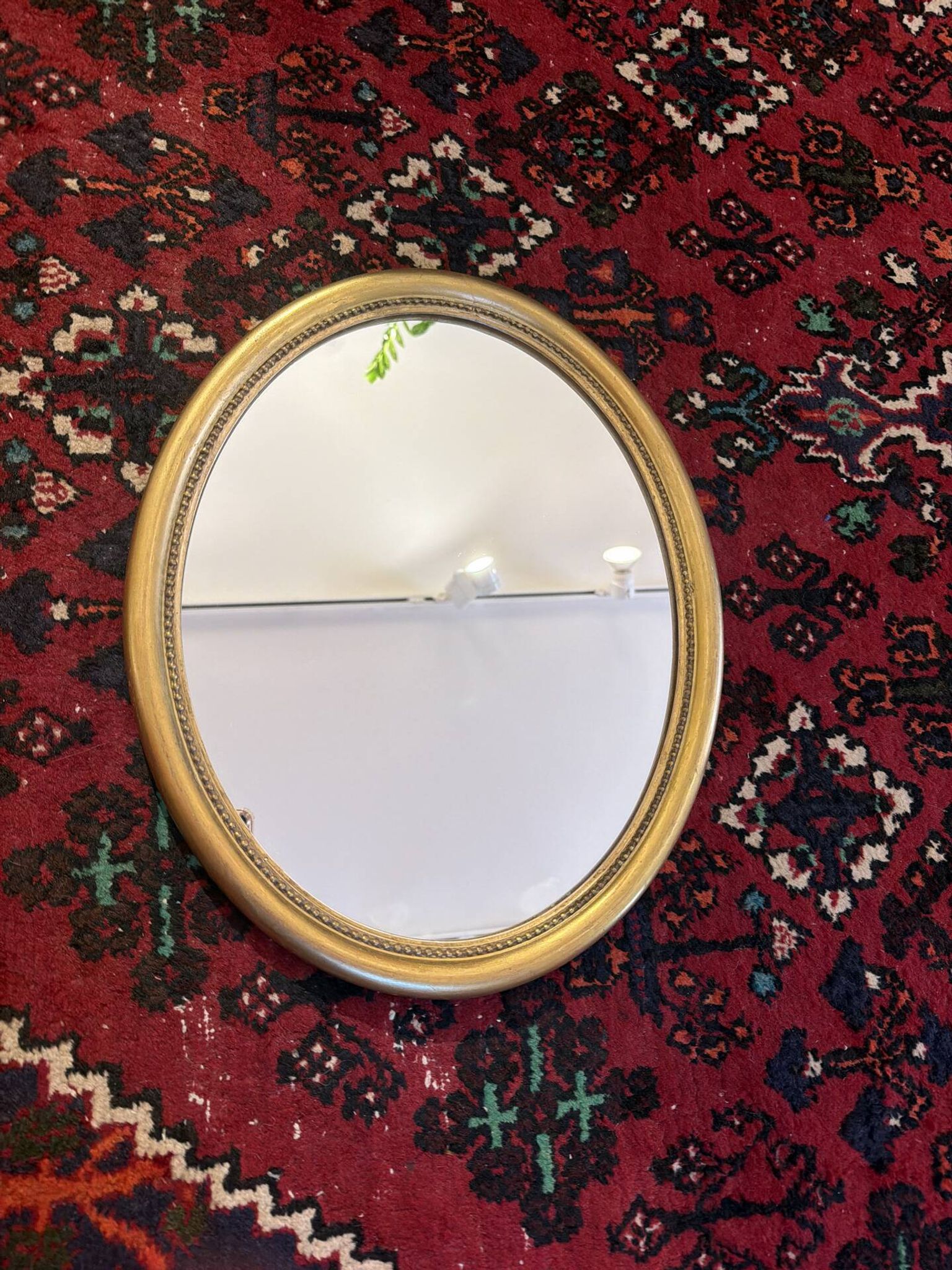 Petit miroir doré vintage