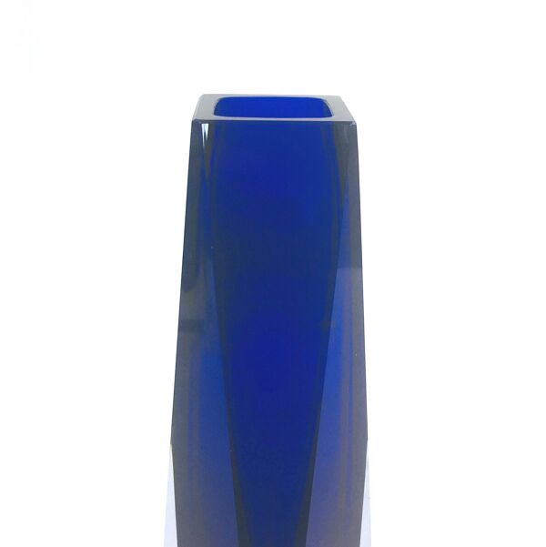 Vase en verre Sommerso Murano de Flavio Poli pour Alessandro Mandruzzato, années 1960