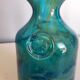 Soliflore en verre soufflé multicouche signé 1970