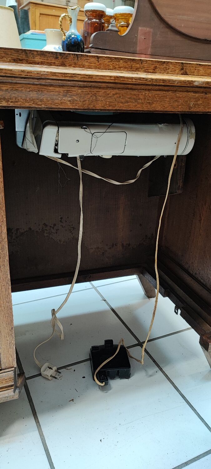 Necchi furniture and sewing machine