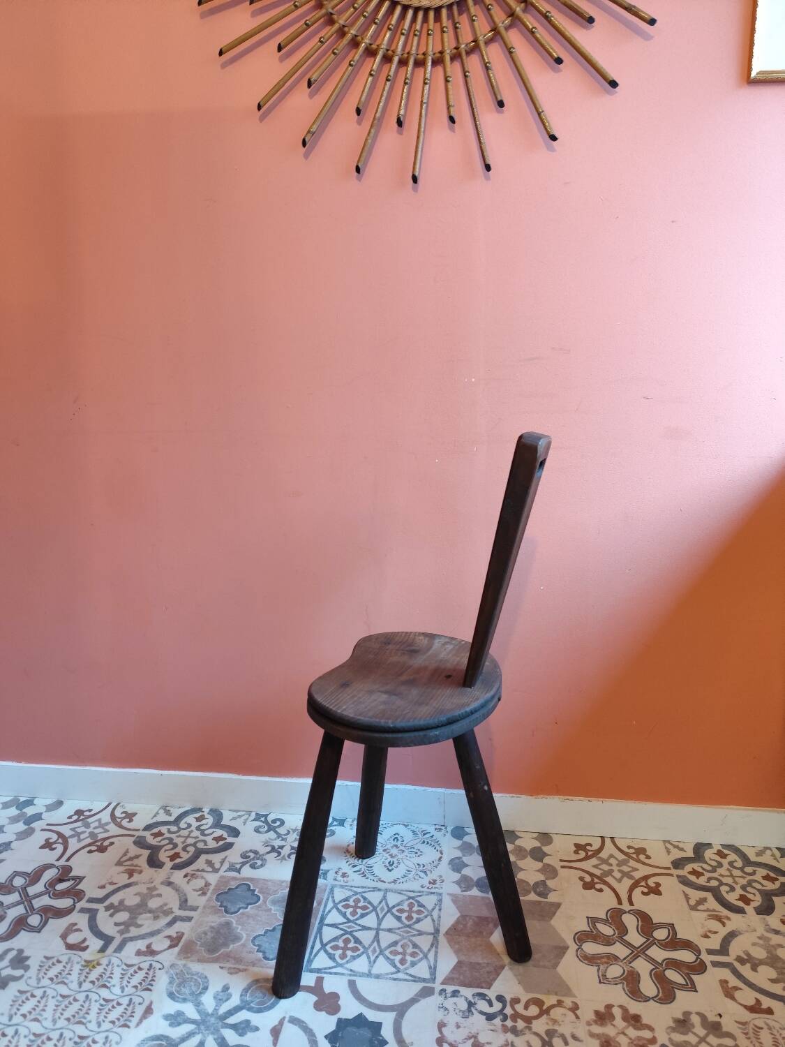 Vintage brutalist chair