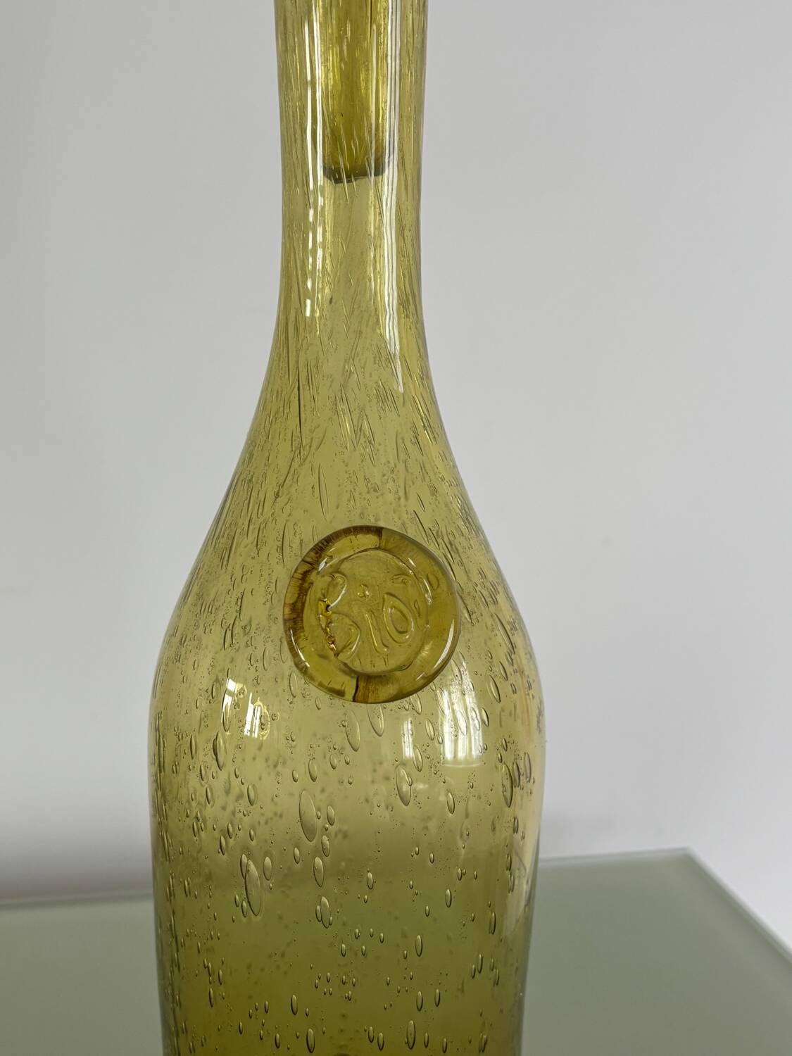 Verre de Biot vert 1960