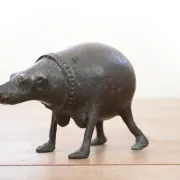 Bert Kiewiet – 'Het Tietenbeest', bronze fantasy creature, circa 1980