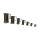 Set of 7 jug in tin