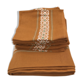 Nappe and 18 towels 50-60 years