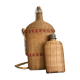 Duo de bouteilles en rotin