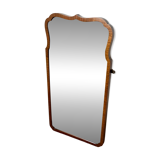 Antique scallop edged wall mirror c.1920-30s