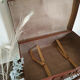 Vintage brown cardboard case 40s