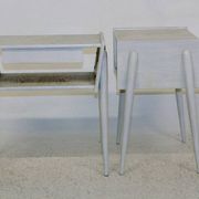 Set de 2 tables de chevet en chêne, Suède, 1960