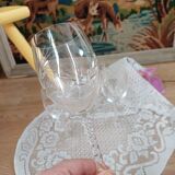 Crystal D'Arques footed glasses