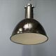 Large black enamel Bauhaus hanging lamp