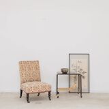Metal and gilded brass serving trolley