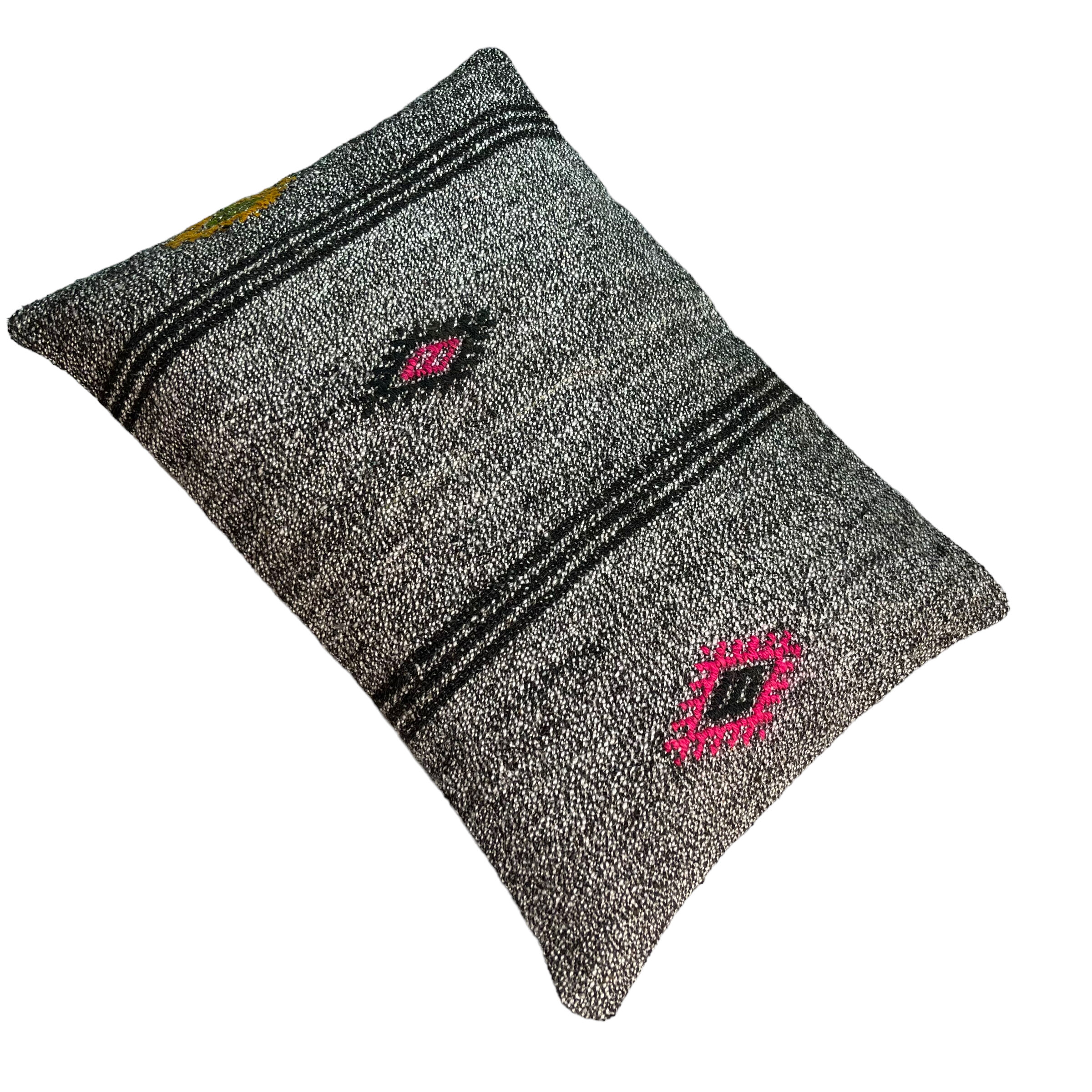 Vintage turkish handmade kilim cushion cover