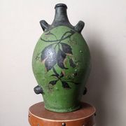 Clay jar traditional Provençal pottery
