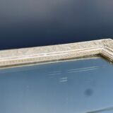 Antique mirror beveled glass Louis Philippe patinated 62x86cm