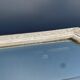 Antique mirror beveled glass Louis Philippe patinated 62x86cm