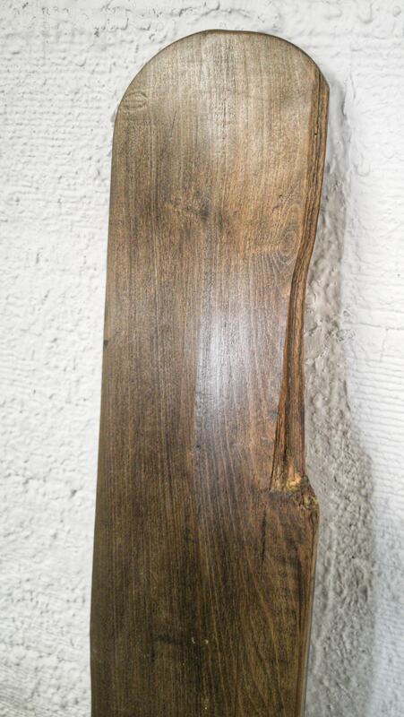 Old wooden oar