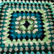 Vintage crochet plaid