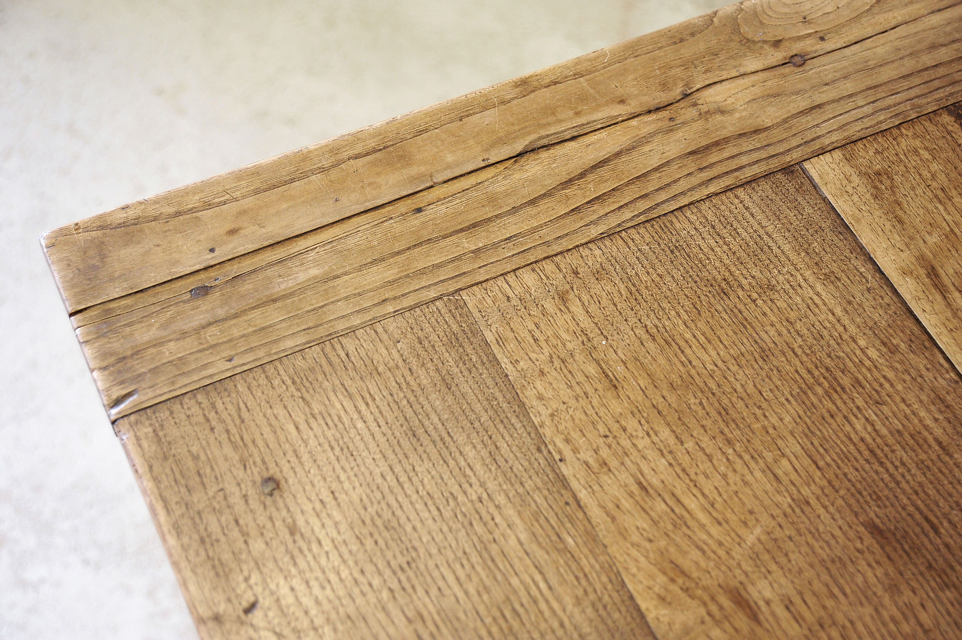 Natural wooden farm table - XIXth century