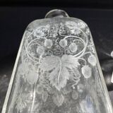 19th century engraved carafe