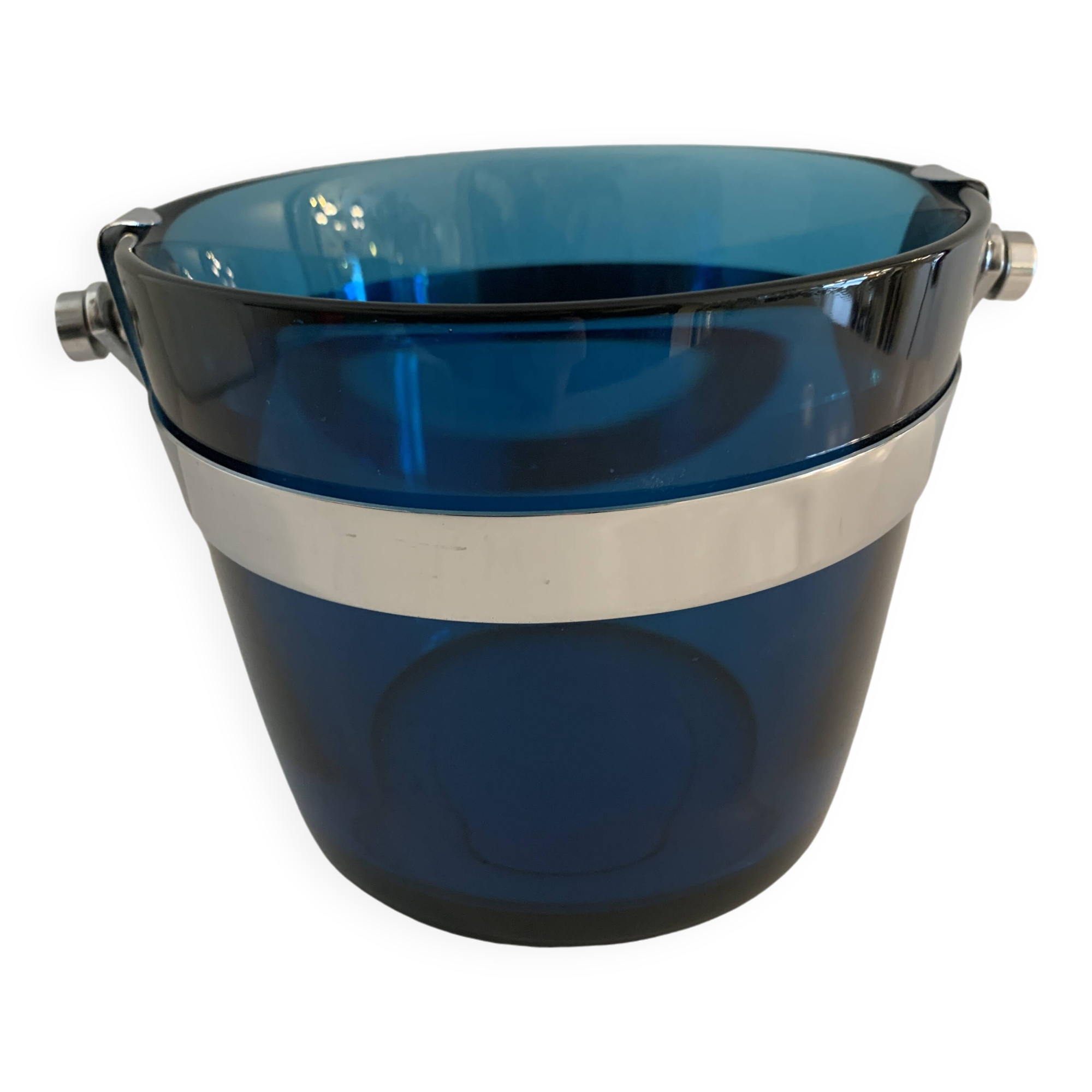 Scandinavian Fuga Orrefors ice bucket by Sven Palmquist, 1950