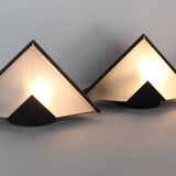 Paire de lampea Pyramide, Allemagne 1980