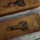 Antique grand lit in flame mahogany – Empire / Restoration / 20th century style
