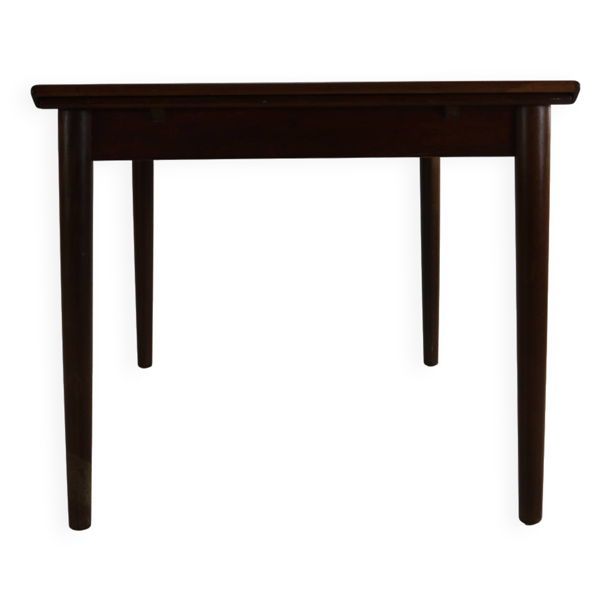 Danish sixties design teakwood extendable dining for Glostrup Møbelfabrik