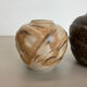 Set of 2 Multi-Color Fat Lava Op Art Pottery Vase Made Bay Ceramics, Germany