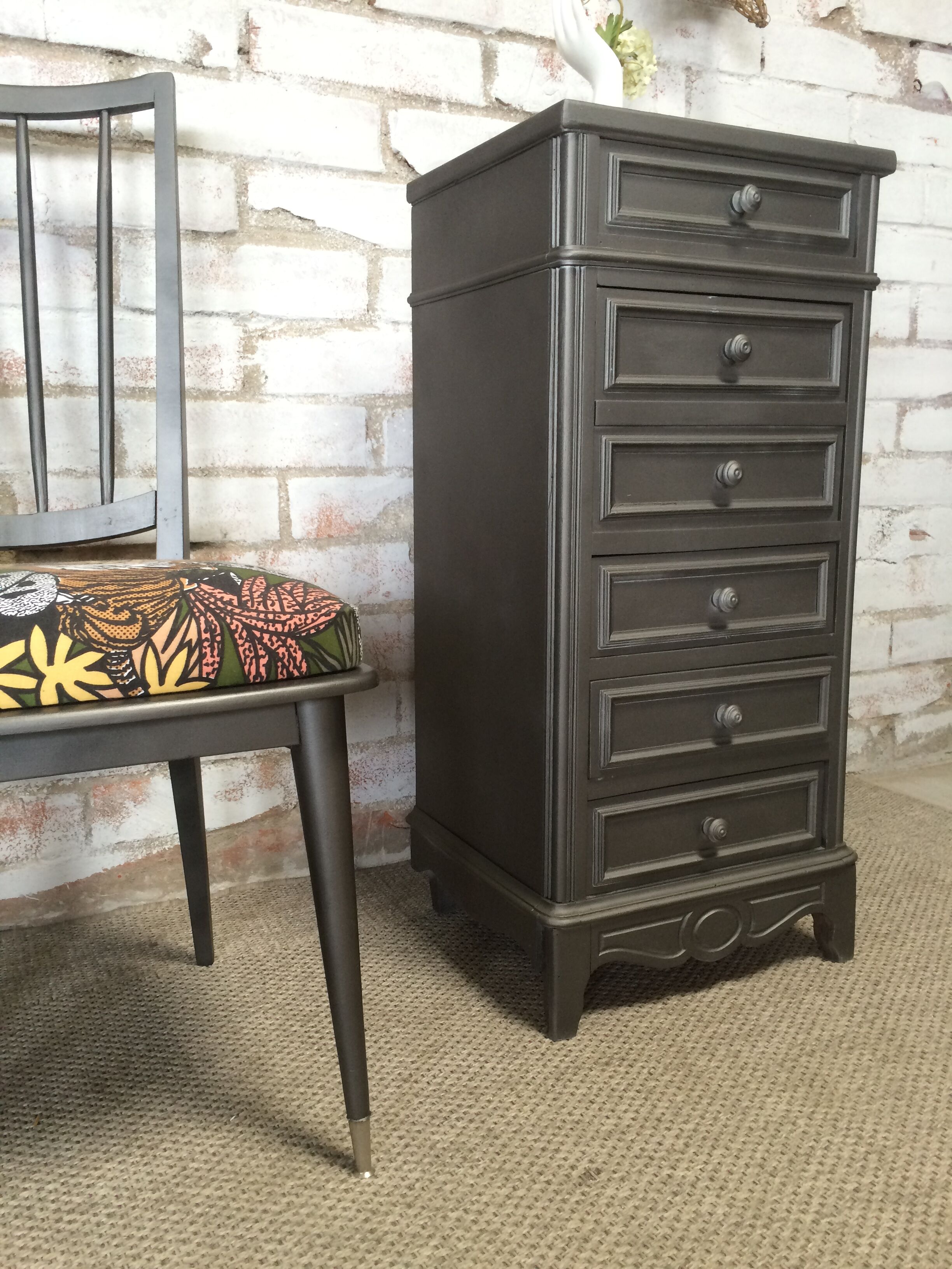 Antique chiffonnier / bedside Louis Philippe