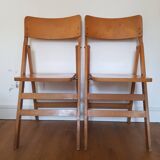 Lot de 2 chaises pliantes  Baumann