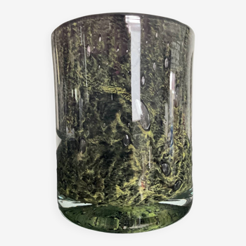 Vintage glass paste pot cover