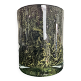 Cache pot vintage en pâte de verre