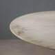 Vintage metal table with marble top, Italian design from the 1970s.