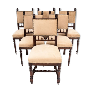 ensemble de six chaises