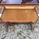 Vintage bar with swivel door in varnished mahogany
