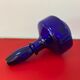 Vase soliflore en verre bleu cobalt
