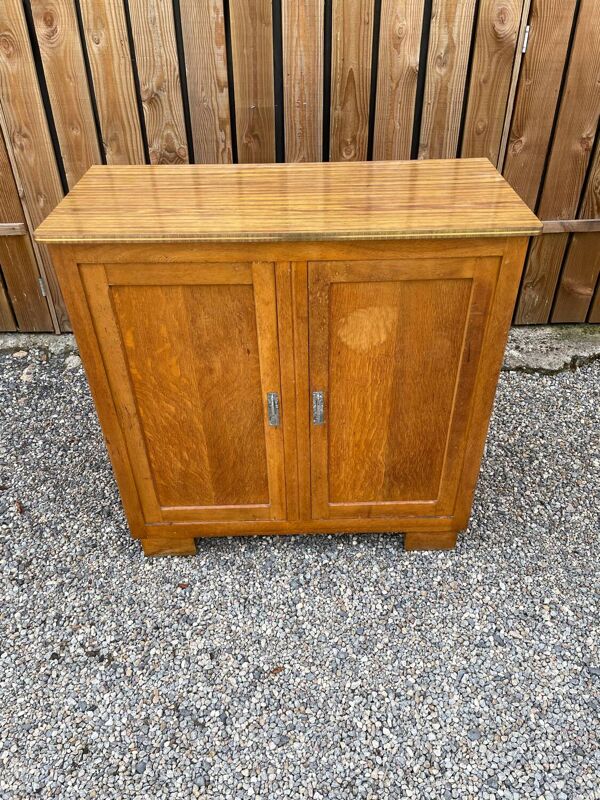 Ancien buffet vintage parisien deux portes
