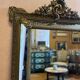 Bevelled mirror with gilded stucco parclose, from the Napoleon III period