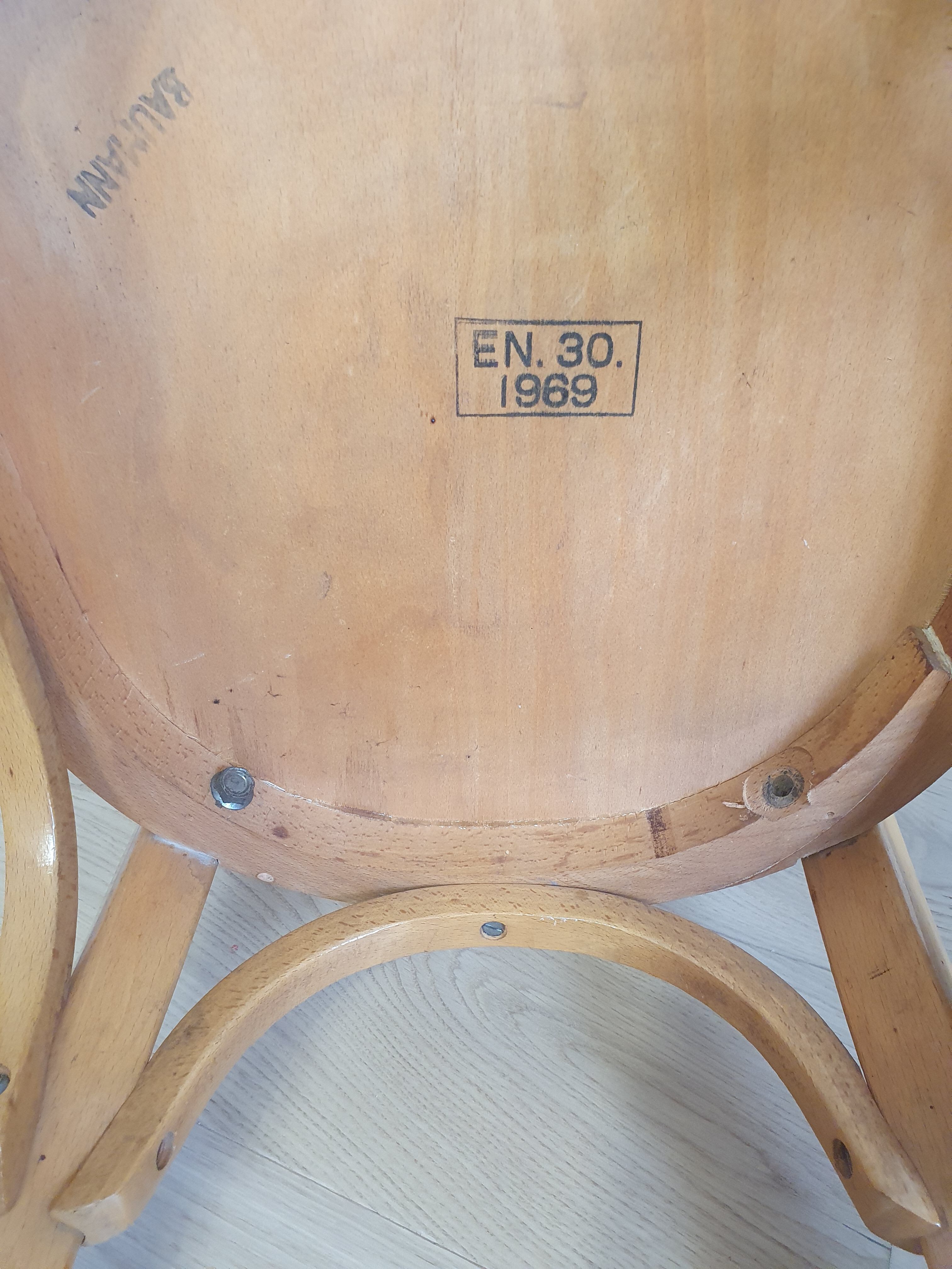 Pair of Baumann bistro chairs