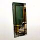 Large German beveled mirror with bronze-tinted border by Schöninger, 1980s