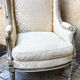 Pair louis XV armchairs by ear