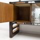 Osvaldo Borsani Mid-Century Modern Italian Walnut and Maple Sideboard, 1950