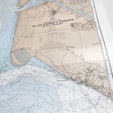 Map of Charente Maritime, Oléron Island, West Coast, France, 1976