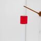 Scandinavian Mid-Century modern Wall lamp/swing teak lamp