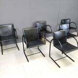 Vintage cirkel chairs by Metaform, 1980s, set of 6