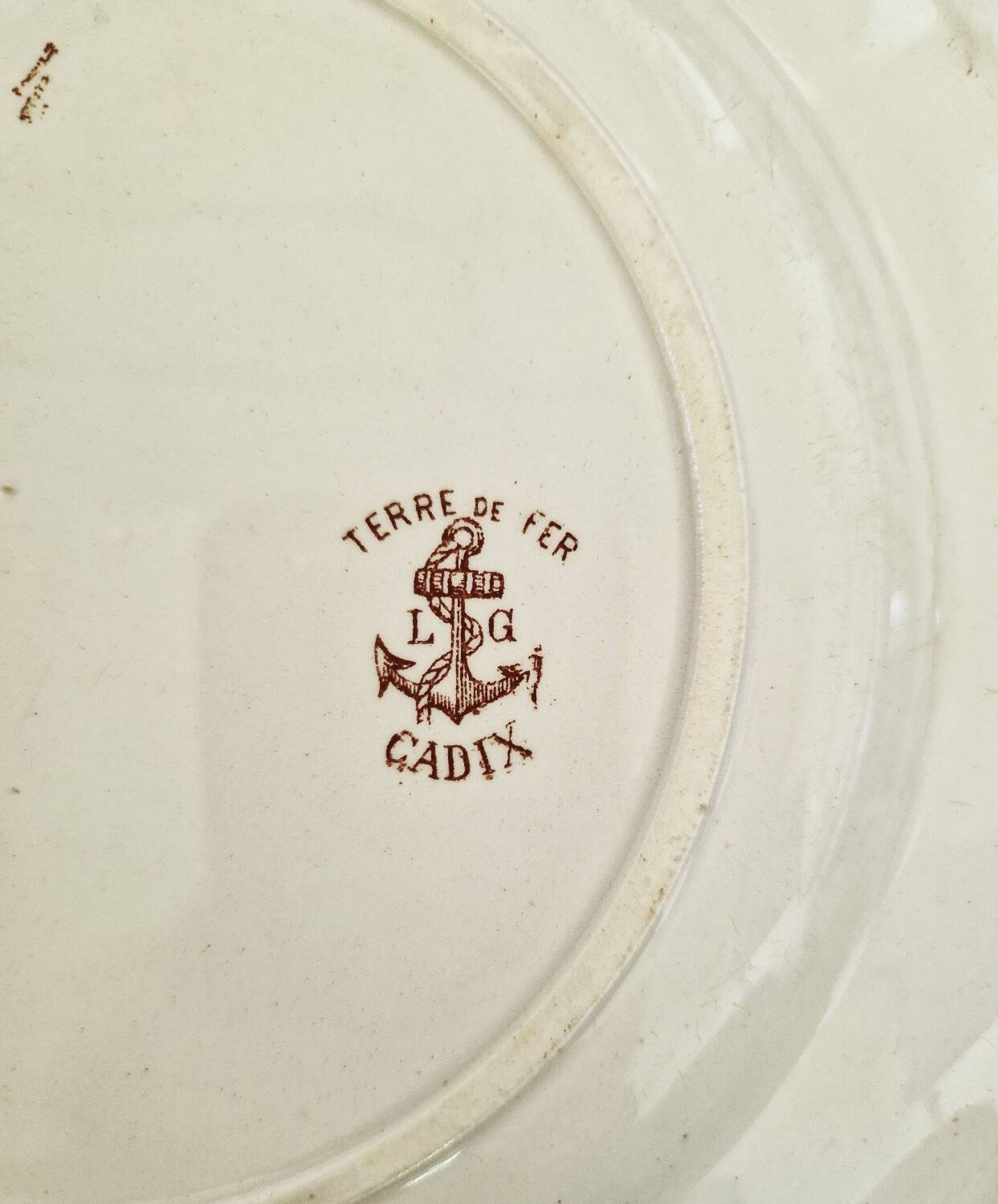 Old flat plates Terre de Fer Cadix Clairefontaine Léon Graves